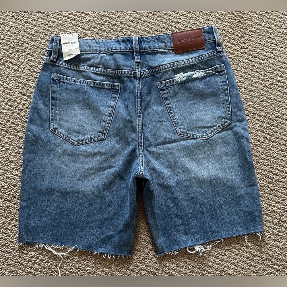 Lucky Brand High Rise Bermuda Shorts - Picture 2 of 12